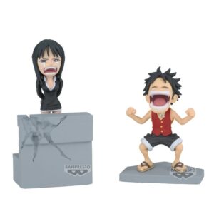 One Piece Luffy & Nico Robin World Collectable Figura 10cm Banpresto