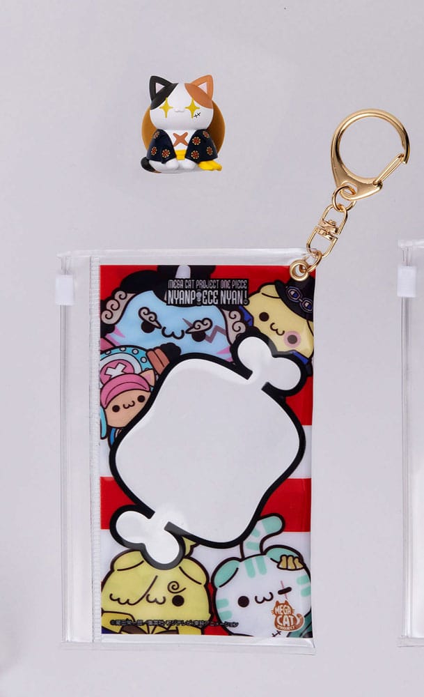 One Piece Mega Cat Project Nyan Piece Nyan! Trading Figura Con Pouch Luffy 2025 Edizione Limitata 7 Cm Megahouse