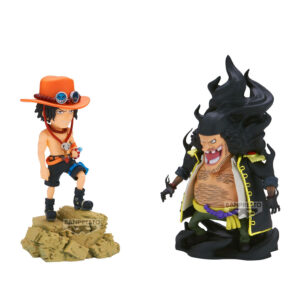 One Piece Portgas D.ace Vs Marshall.d.teach Log Stories Figura 8cm Banpresto