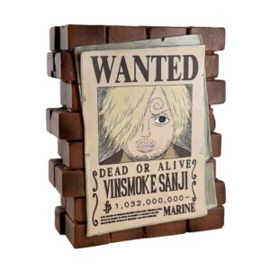 ONE PIECE POSTER WANTED SANJI MONEY BOX Salvadanaio Plastoy