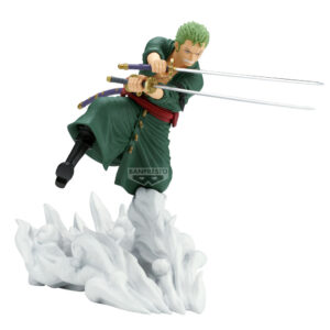 One Piece Roronoa Zoro Senkozekkei Figura 15cm Banpresto