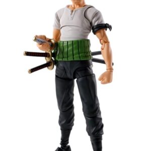 One Piece S.h. Figuarts Action Figure Roronoa Zoro Romance Dawn 15cm Bandai