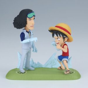 One Piece World Collectable Figura Log Stories Monkey D. Luffy Vs Kuzan 9cm Banpresto