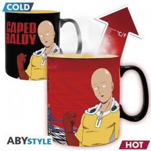One Punch Man Tazza Magica Saitama & Garou 460ml Abystyle Scatola Rovinata