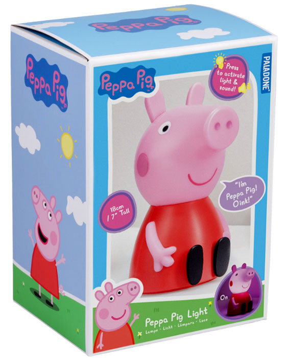 PALADONE LAMPADA CON SUONI PEPPA PIG CARTOON - LAMPADE