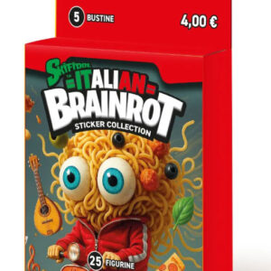 Panini Adesivi Skifidol Brainrot Ecoblister 5 Buste Altri Brand - Carte Da Gioco/collezione
