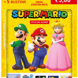 Panini Adesivi Super Mario Starter Set 5 Buste + 1 Limited Nintendo Super Mario - Carte Da Gioco/collezione