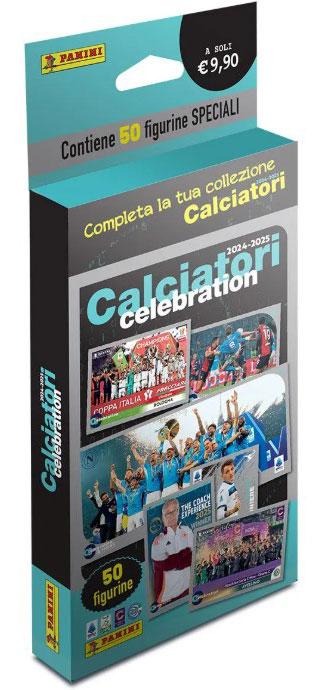 PANINI CELEBRATION SET CALCIATORI 2024-2025 SPORT - CARTE DA GIOCO/COLLEZIONE