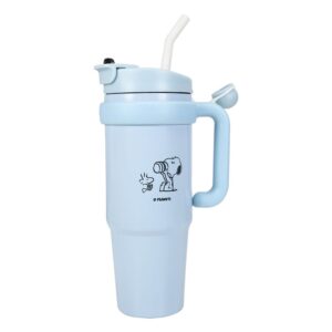 Peanuts Thermo Cup Con Cannuccia Snoopy 887 Ml Blue Sky Studios