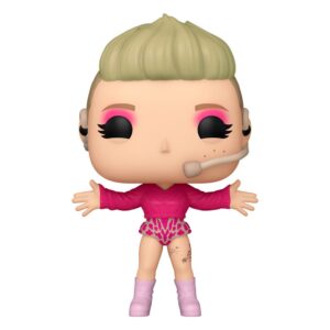 Pink Pop! Rocks Vinile Figura Trustfall Tour 9 Cm Funko
