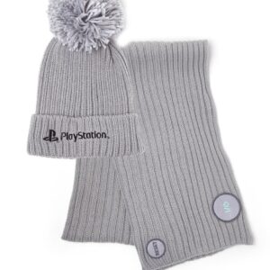 Playstation - Silver Berretto & Sciarpa Regalo Set Difuzed