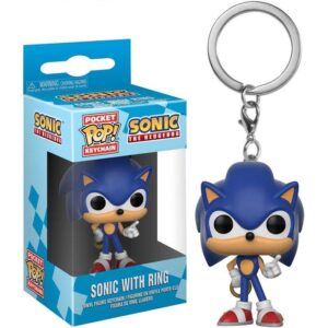 Pocket Pop Portachiavi Sonic Con Ring Funko Scatola Rovinata