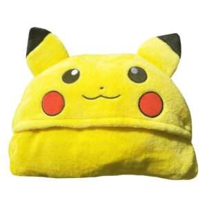 Pokémon Coral Hooded Blanket Pikachu 120 X 150 Cm Halantex