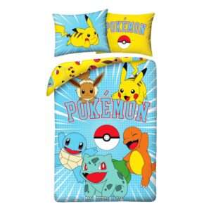 Pokémon Duvet Set Ver. 14 140 X 200 Cm / 70 X 90 Cm Halantex