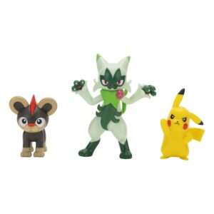 Pokémon First Partner Battle Figura Set Figura 3-pack Litleo, Pikachu & Floragato Jazwares