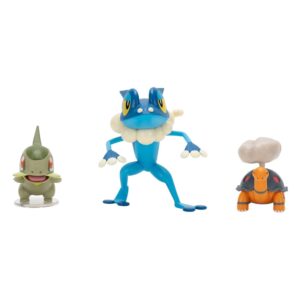 Pokémon First Partner Battle Figura Set Figura 3-pack Torkoal, Axew & Frogadier Jazwares