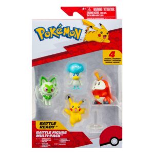 Pokémon Gen Ix Battle Figura Set Figura 4-pack Jazwares