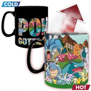 Pokemon - Tazza Heat Change - 460 Ml - "gotta Catch Em All" Carton