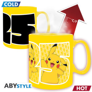 Pokemon - Tazza Heat Change - 460 Ml - Pikachu 25