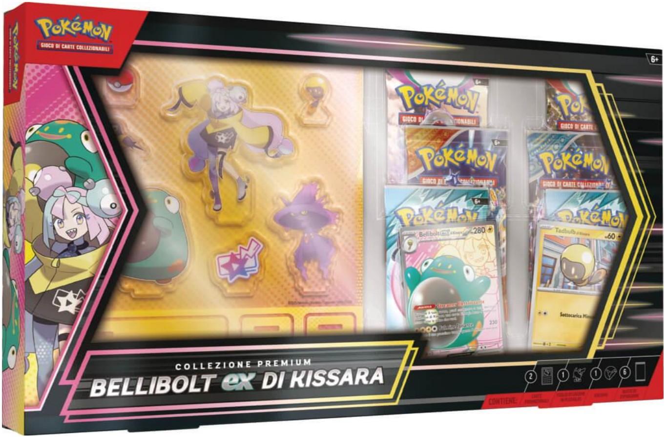 Pokémon TCG Scarlatto & Violetto Collezione Premium Bellibolt Ex di Kissara (ITA)