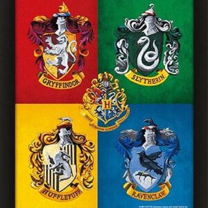 POSTER 3D LENT HARRY POTTER CRESTS - GADGET