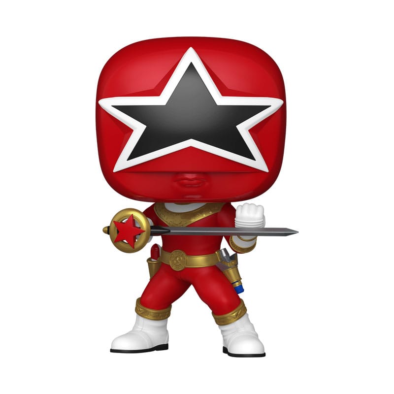 Power Rangers Generations (tommy) Pop! Movies Vinile Figures Zeo - Red Ranger 9 Cm Funko