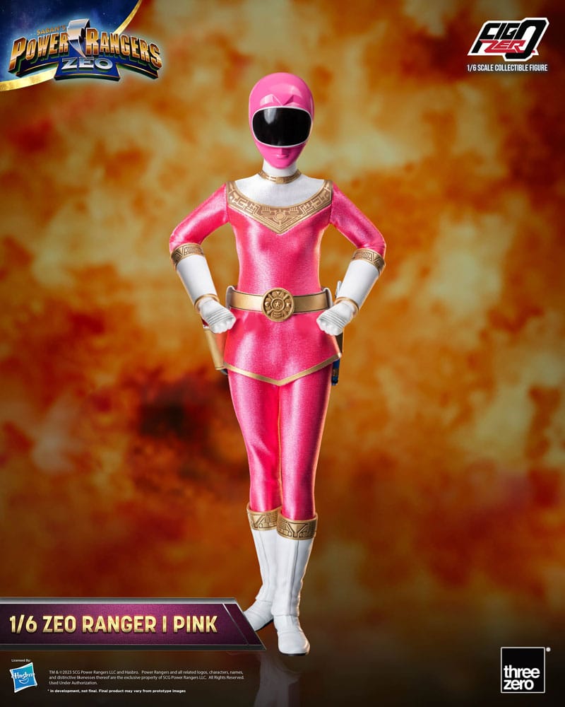 Power Rangers Zeo Figzero Action Figura 1/6 Ranger I Pink 30 Cm Threezero
