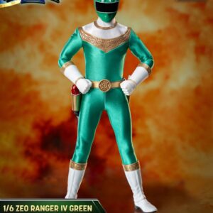 Power Rangers Zeo Figzero Action Figura 1/6 Ranger Iv Green 30 Cm Threezero