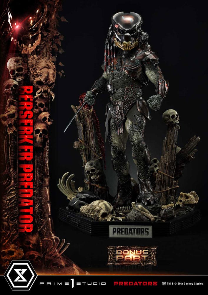 Predators Statua Berserker Predator Deluxe Bonus Version 100 Cm Prime 1 Studio