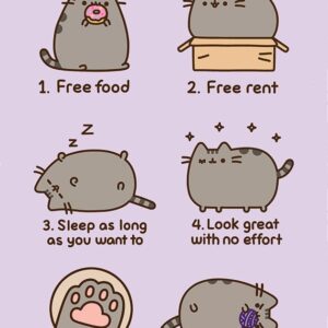 Pusheen Poster Pack Reasosn To Be A Cat 61 X 91 Cm Pyramid International