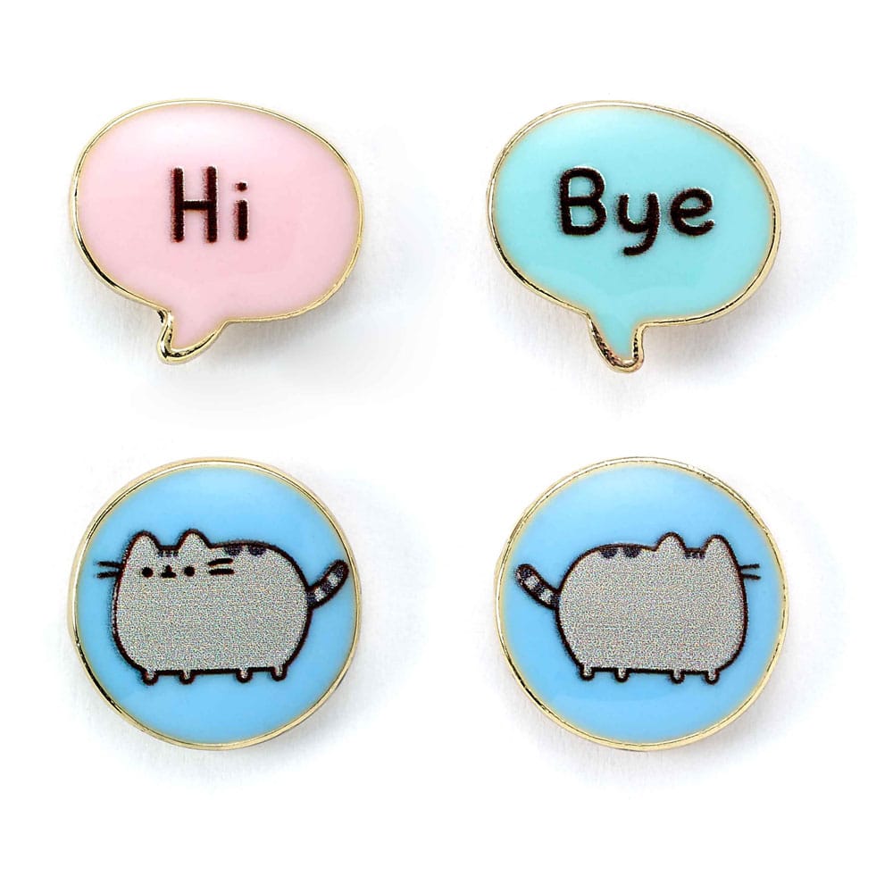 Pusheen Stud Orecchini 2-pack "hi , Bye" Carat Shop, The