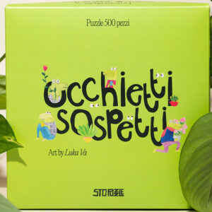 PUZZLE 500PZ OCCHIETTI SOSPETTI ART BY LUKA VA STOPUZZLE - GIOCHI DA TAVOLO/SOCIETA'