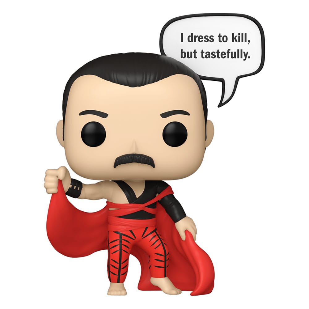 Queen Pop! Rocks Vinile Figur Freddie Mercury (i Dress To Kill) 9 Cm Funko