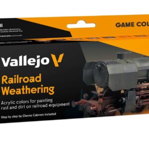 RAILROAD WEATHERING MODEL COL SET 70264 Colori Vallejo