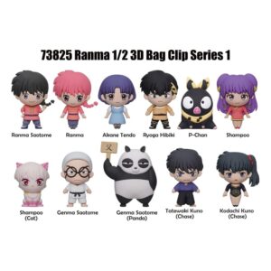 Ranma 1/2 3d Pvc Bag Clips  Series 1  Con Figure Int.