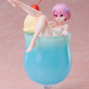 Re:zero Starting Life In Another World Pvc Statua 1/7 Ram Cream Soda Ver. 21 Cm Elcoco