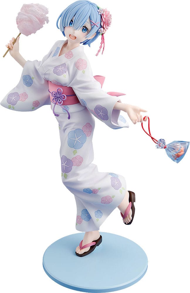 Re:zero -starting Life In Another World- Pvc Statua 1/8 Rem Yukata Ver. Renewal Package Edition 23 Cm Kadokawa