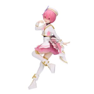 Re:zero Starting Life In Another World Stage Costume Ram Figura 22cm Banpresto