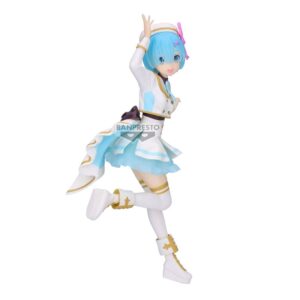 Re:zero Starting Life In Another World Stage Costume Rem Figura 22cm Banpresto