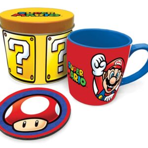 Regalo Tazza Tin Set Super Mario Let's Go - Gadget