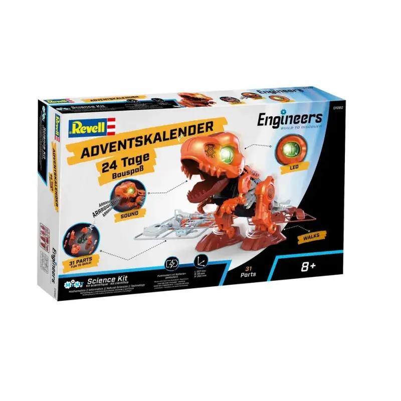 Revell Engineers Calendario Dell'avvento Electric T-rex Model Kit Revell