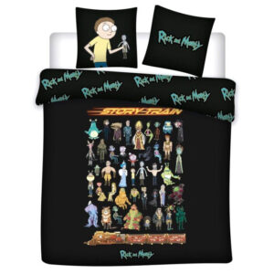 Rick E Morty Cotone Copripiumino Letto 135cm