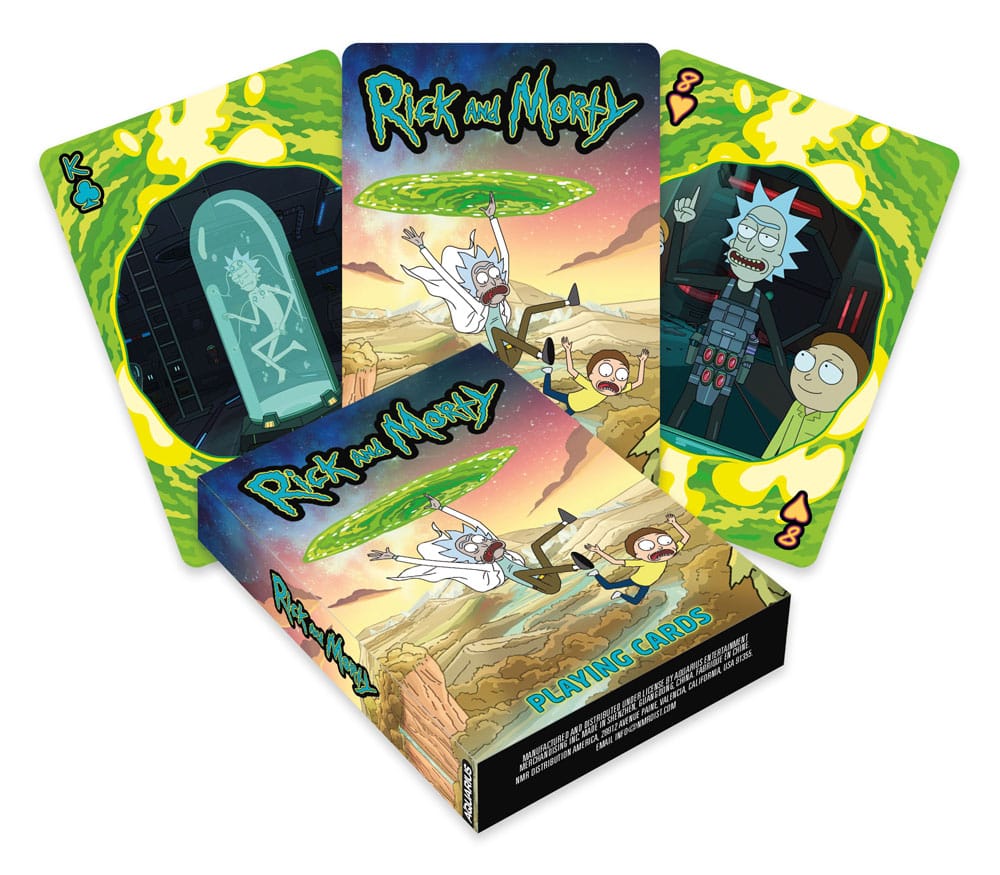Rick E Morty Playing Cards Scenes Aquarius