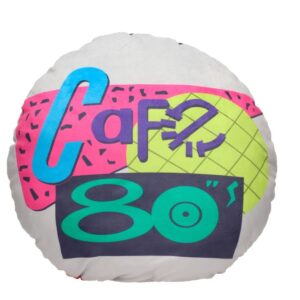 Ritorno Al Futuro 80's Cafe Round Cuscino Cuscino Sd Toys