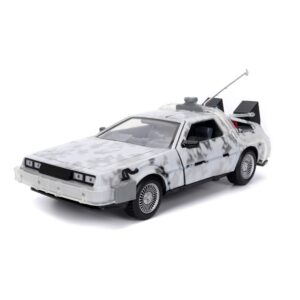 Ritorno Al Futuro Diecast Model 1/24 Macchina Del Tempo Frost Jada Toys