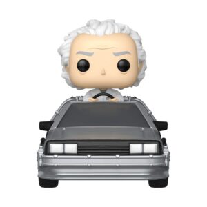 Ritorno Al Futuro Pop! Rides Deluxe Vinile Doc sulla Macchina Del Tempo 9Cm Funko