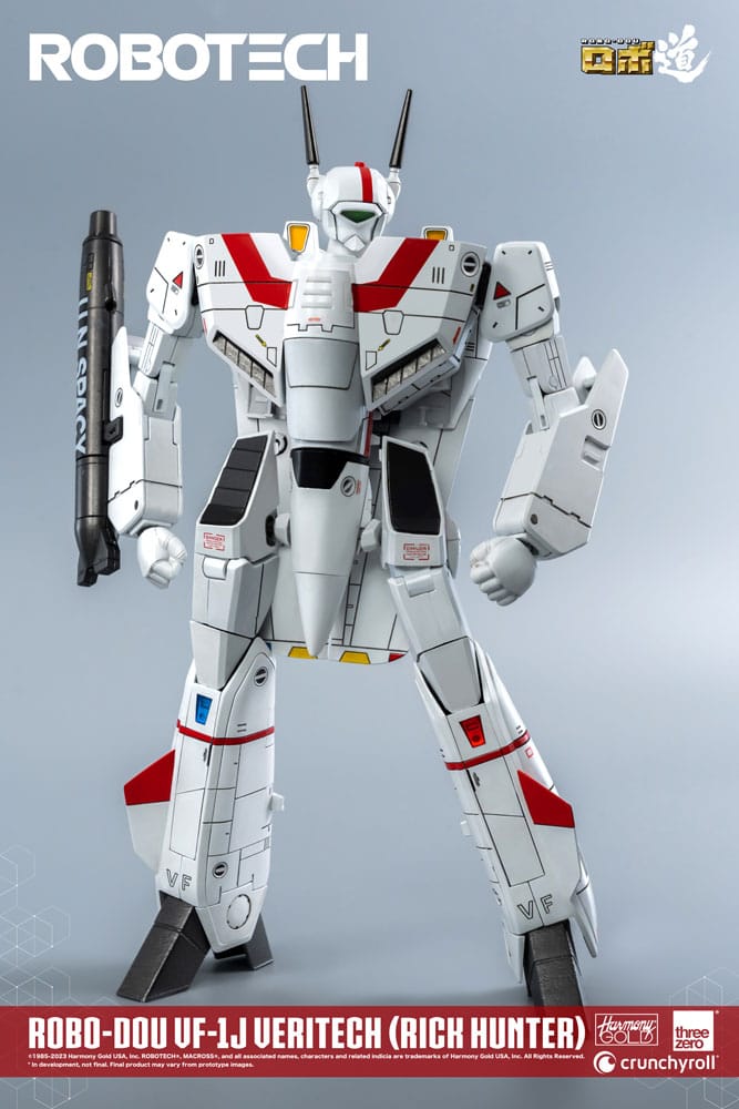 Robotech Action Figura Robo-dou Vf-1j Veritech (rick Hunter) 20 Cm Threezero