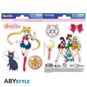 Sailor Moon -stickers - 16x11cm/ 2 Fogli - Sailor Moon