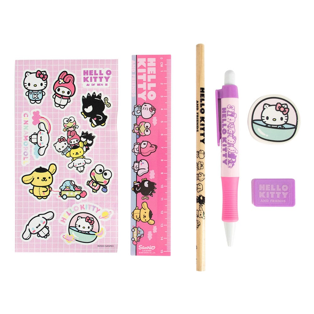 Sanrio Stationery Set 6-Pack Hello Kitty Blue Sky Studios
