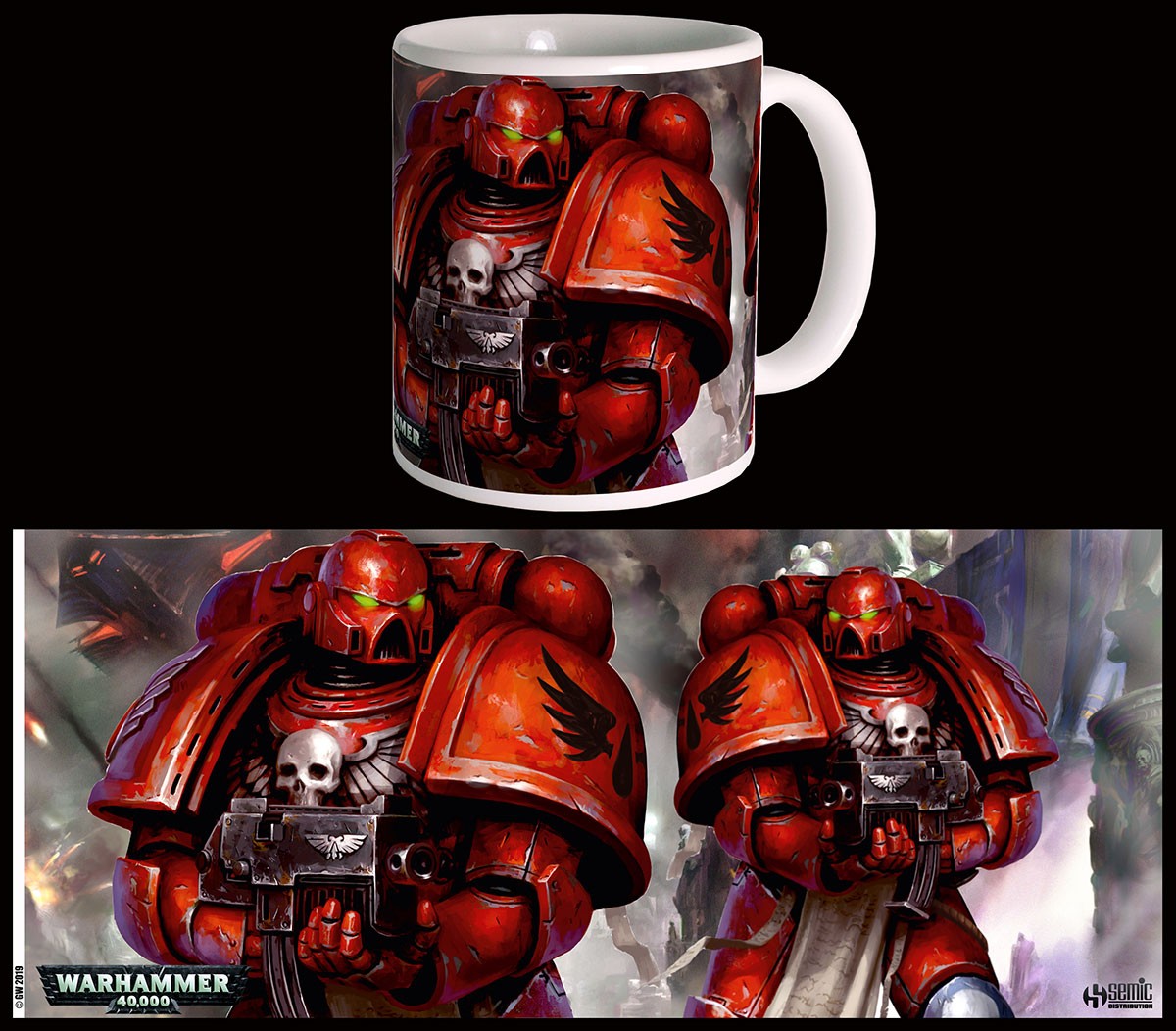 Semic Warhammer 40k Blood Angels Tazza
